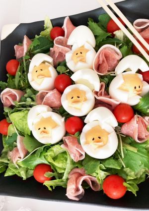 花畑のピヨちゃんサラダ-レシピのメイン写真