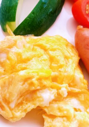 毎日発酵食品‼塩こうじのふわとろたまご-レシピのメイン写真