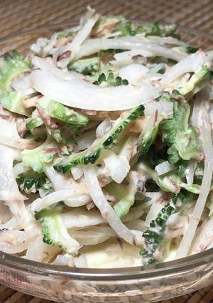 鯖缶とゴーヤの∞和え-レシピのメイン写真