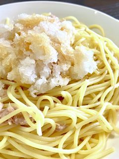 ずぼら時短♪ツナとおろしの和風パスタ-レシピのメイン写真