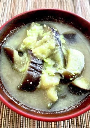 枝豆消費にも！茄子の呉汁-レシピのメイン写真