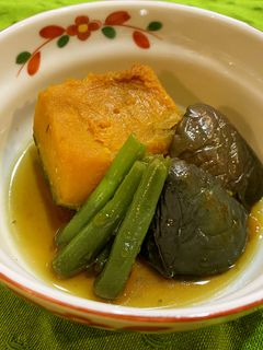かぼちゃとなすの煮びたし-レシピのメイン写真