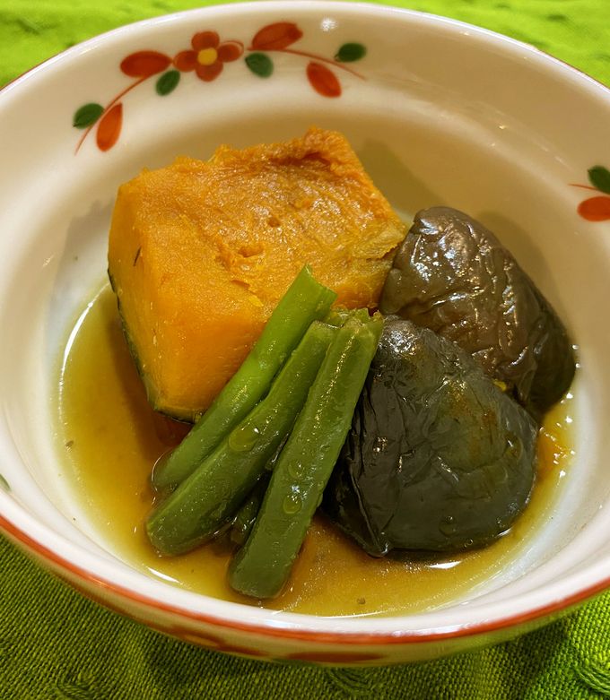 かぼちゃとなすの煮びたし by 秦野病院栄養課 【クックパッド】 簡単