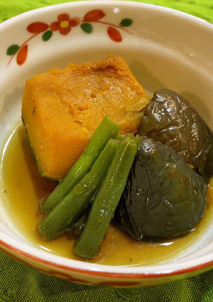 かぼちゃとなすの煮びたし-レシピのメイン写真