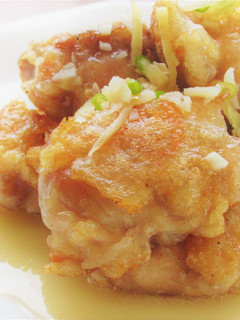 鶏もも肉のガーリックだし青唐辛子から揚げ-レシピのメイン写真