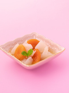 こんにゃくとフルーツのワイン煮-レシピのメイン写真