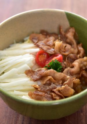 豚肉ながいも丼-レシピのメイン写真