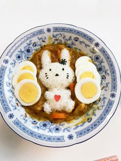 ☆うさぎのカレーライス☆2歳半☆-レシピのメイン写真