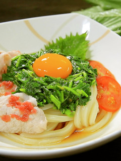 ぶっかけモロヘイヤうどん【食遺産】-レシピのメイン写真