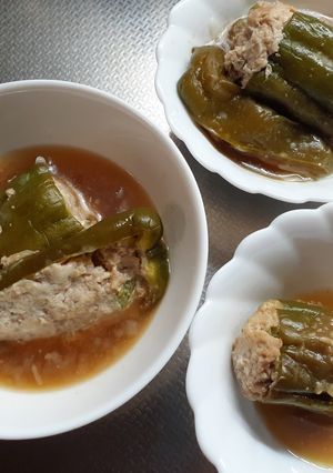ピーマンの肉詰め-レシピのメイン写真