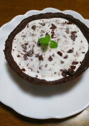 市販のアイスで♪チョコミントアイスタルト-レシピのメイン写真
