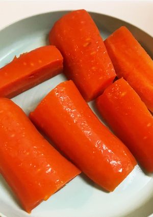 炊飯器で簡単 あま〜い 蒸し人参-レシピのメイン写真