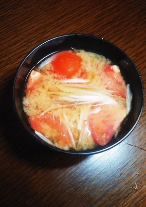 簡単☆トマトの味噌汁-レシピのメイン写真