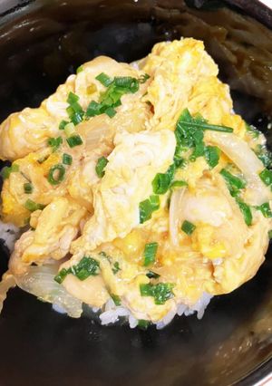 鶏むね肉で親子丼-レシピのメイン写真