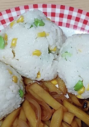 枝豆コーンおにぎり-レシピのメイン写真