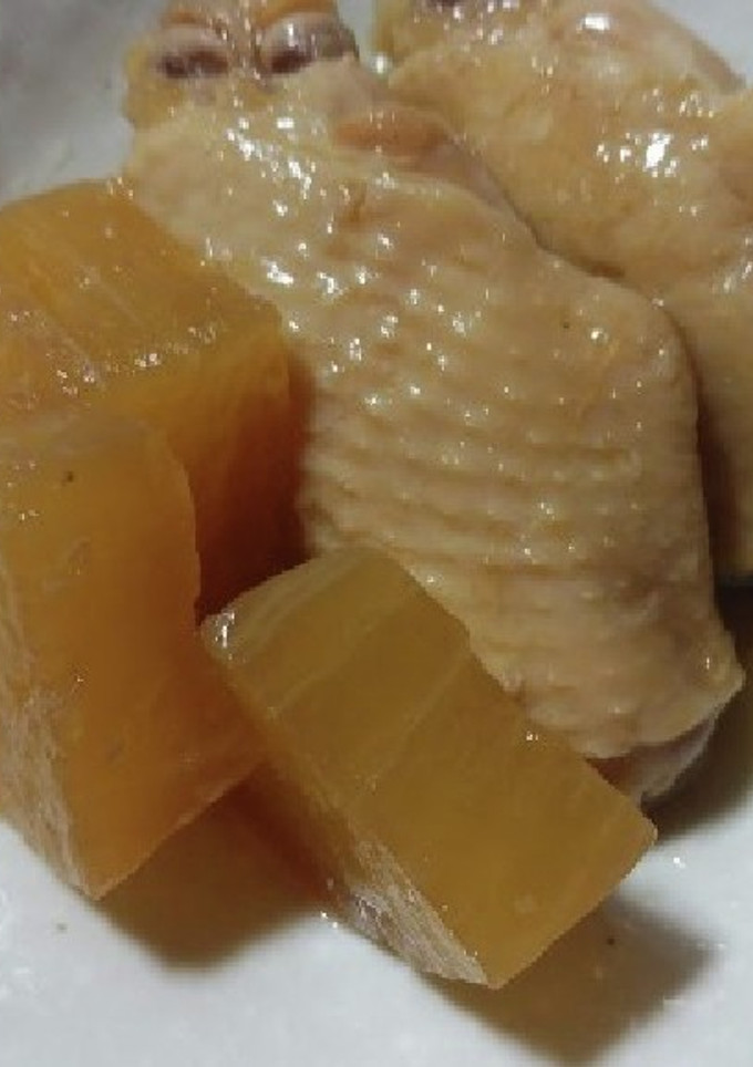 大根と鶏手羽の煮物-レシピのメイン写真