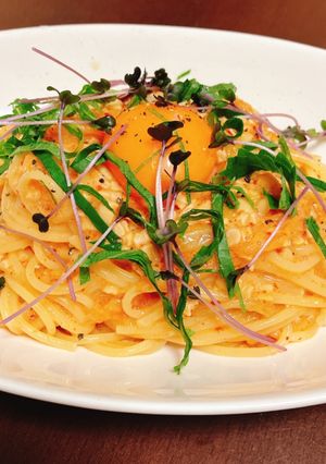 ひきわり納豆キムチのふわふわパスタ-レシピのメイン写真