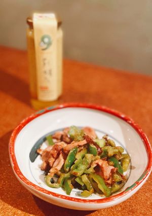 《別嬪さん》で、ピーマンと砂肝の炒め物-レシピのメイン写真