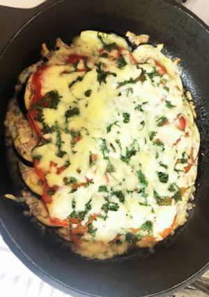 ナスとトマトのピザ-レシピのメイン写真