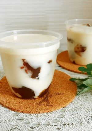 寒天でカフェスイーツ 「カフェオレ寒天」-レシピのメイン写真
