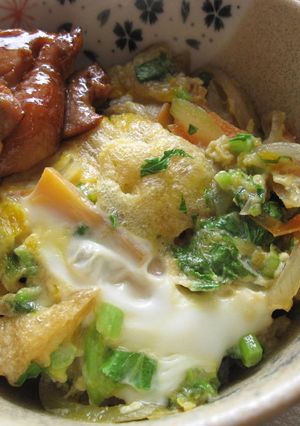 松山あげでとろける卵とじ丼-レシピのメイン写真