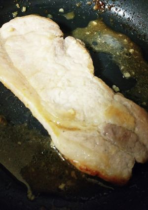 豚ロース厚切り　にんにく焼き-レシピのメイン写真