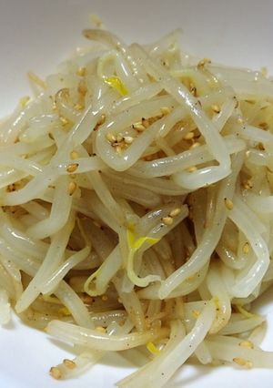 簡単おかず:もやしゴマポン和え-レシピのメイン写真