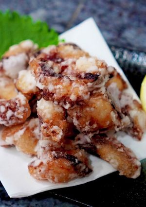 【油跳ね対策】釣りタコの唐揚げ-レシピのメイン写真
