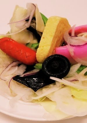 “板かまぼこチーズ玉ねぎくるくる”椎茸煮-レシピのメイン写真
