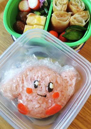 カービィ　キャラ弁　デコふり-レシピのメイン写真