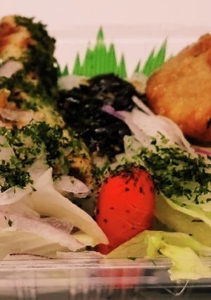 “おにぎり弁当9号” 玉葱スライス青のり-レシピのメイン写真