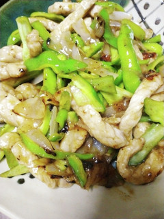 とんかつ肉で青椒肉絲-レシピのメイン写真
