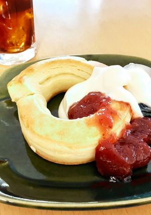簡単！クロテッドクリーム＊生クリーム-レシピのメイン写真