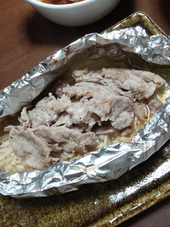 豚もも肉とえのきのホイル焼き-レシピのメイン写真