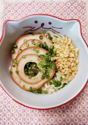 車麩と天かすのうどん-レシピのメイン写真