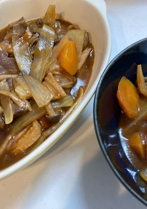 牛もつのビール煮カレー-レシピのメイン写真