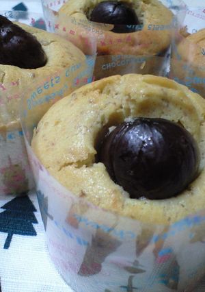 市販の剥き甘栗でミルクマロンケーキ☆-レシピのメイン写真
