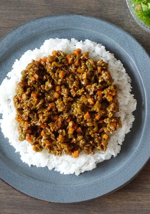 青汁入りドライカレー-レシピのメイン写真