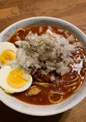 辛いトマトラーメン-レシピのメイン写真