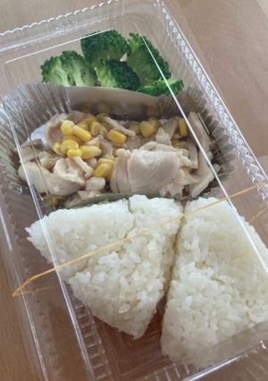 糖質低め、チキンサラダ弁当-レシピのメイン写真
