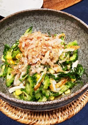 ゴーヤと竹輪の酢の物-レシピのメイン写真