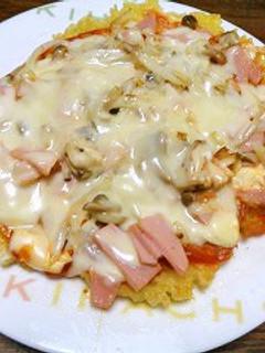 フラウパンで作るご飯ピザ-レシピのメイン写真
