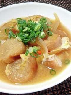 ■お麩大量消費☆玉ねぎと麩のたまごとじ-レシピのメイン写真