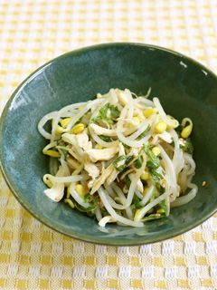 ささみともやしの梅和え-レシピのメイン写真
