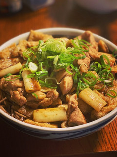 かんたん美味しい☆鶏ネギかけ蕎麦-レシピのメイン写真