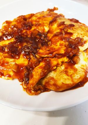 甘酢ダレの目玉焼き（糖醋煎蛋）-レシピのメイン写真
