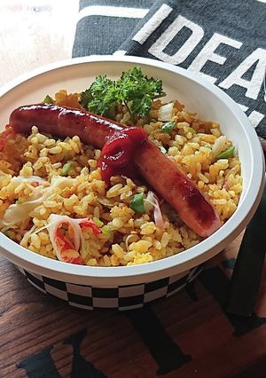 10分弁当★カレー炒飯弁当-レシピのメイン写真