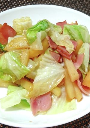 ■和風ベーコンポテトキャベツ-レシピのメイン写真