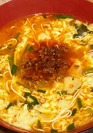低糖質 とうふそうめんで作る辛麺-レシピのメイン写真