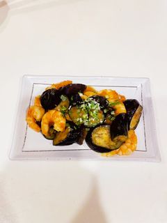 ナスとエビのオイスターソース炒め-レシピのメイン写真